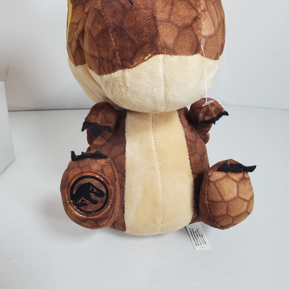 Jurassic Park T-Rex Plush Dinosaur Brown Stuffed Animal Toy - Picture 5 of 16